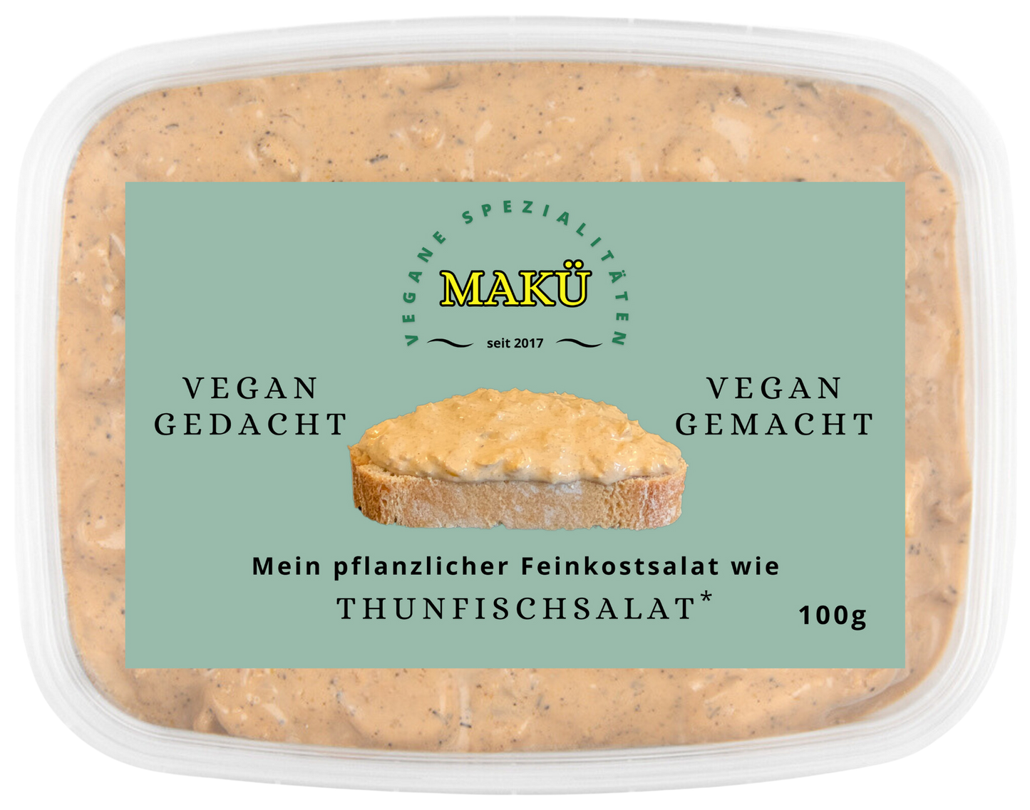 Mein pflanzlicher Feinkostsalat wie Thunfischsalat